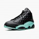 AJ 13 Retro Island Green Black/Island Green/Metallic Si 414571-030