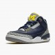 AJ 3 Retro Michigan Black/University Gold Cement G AJ3-820064