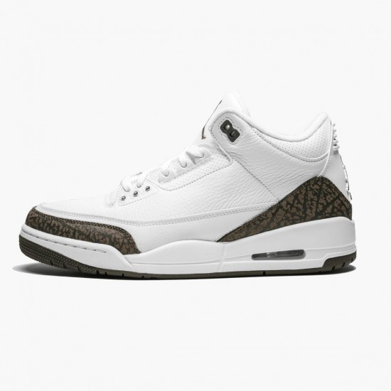 AJ 3 Retro Mocha White/Chrome/Dark Mocha 136064-122