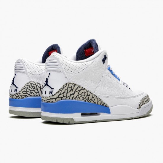 AJ 3 Retro UNC White/Valor Blue Tech Gray CT8532-104