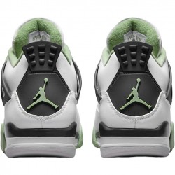 AJ 4 Retro White Oil Green Dark Ash White/Seafoam/Dark Ash/Neutral Grey AQ9129-103