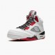 AJ 5 Retro Quai 54 2021 White/University Red/Black DJ7903-106