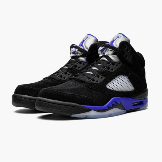 AJ 5 Retro Racer Blue With Black Blue Black/Racer Blue/Reflective Silver CT4838-004