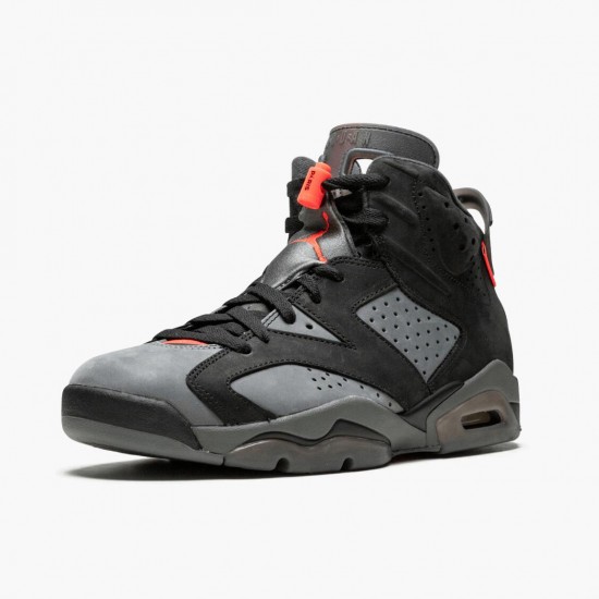 AJ 6 Retro PSG Paris Saint Germain Iron Grey/Infrared 23 Black/Black CK1229-001