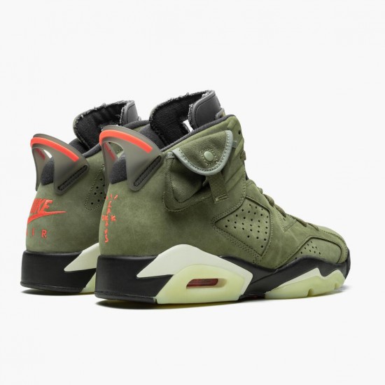 Travis Scott x AJ 6 Retro Olive Medium Olive/Black Sail/Univer Black CN1084-200