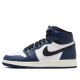 Shop Air Jordan 1 Retro High OG Midnight Navy GS AJ1 Sneakers FD1437-401 Sale