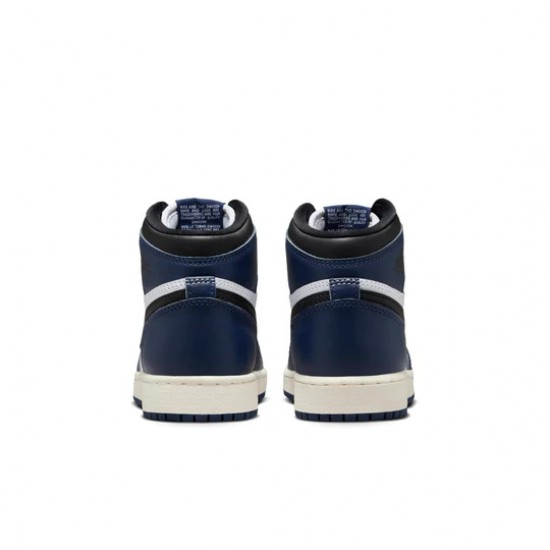 Shop Air Jordan 1 Retro High OG Midnight Navy GS AJ1 Sneakers FD1437-401 Sale