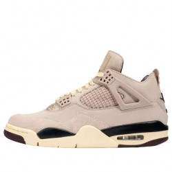 Nike Air Jordan 4 x A Ma Maniere "Fossil Stone" FZ4810-200 Brown Shoes