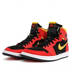 Air Jordan 1 High Zoom Air CMFT "Black Chile Red" Mens/Womens AJ1 Sneakers CT0978-006