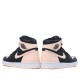 Air Jordan 1 Retro High Black Crimson Tint Womens/Mens AJ1 Sneakers 555088-081