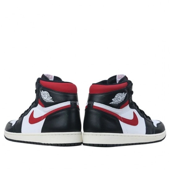 Air Jordan 1 Retro High Black Gym Red Womens/Mens AJ1 Sneakers 555088-061