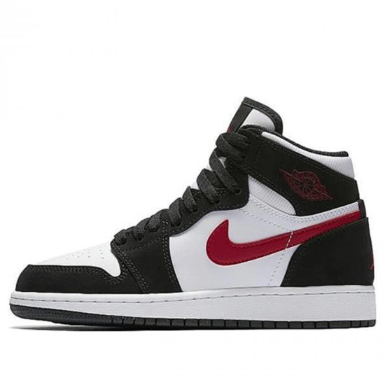 Air Jordan 1 Retro High Black Red White Gym Womens AJ1 Sneakers 705300-020