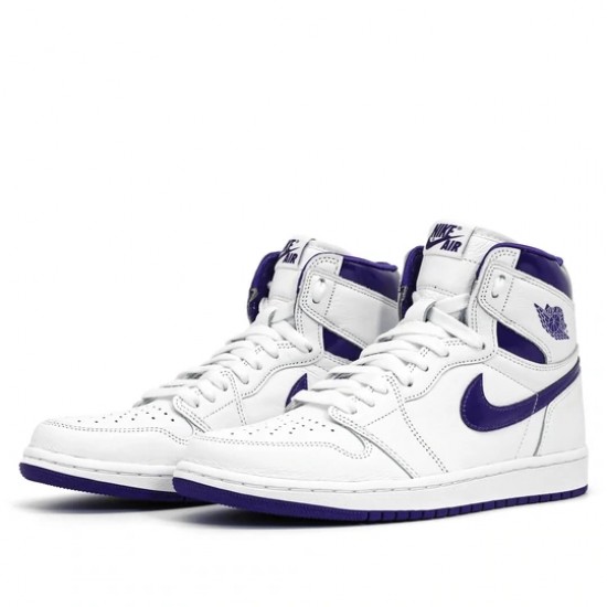 Air Jordan 1 Retro High Court Purple Mens/Womens AJ1 Sneakers CD0461-151