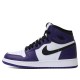 Air Jordan 1 Retro High Court Purple White Womens/Mens AJ1 Sneakers 575441-500