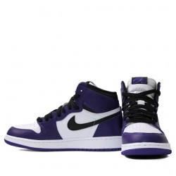 Air Jordan 1 Retro High "Court Purple White" Womens/Mens AJ1 Sneakers 575441-500