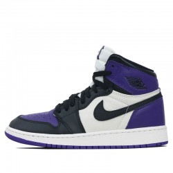 Air Jordan 1 Retro High "Court Purple" Womens/Mens AJ1 Sneakers 575441-501