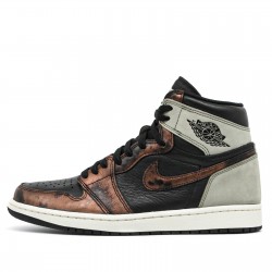 Air Jordan 1 Retro High "Light Army Rust Shadow Patina" Womens/Mens AJ1 Sneakers 555088-033