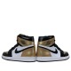 Air Jordan 1 Retro High NRG Patent Gold Toe Womens/Mens AJ1 Sneakers 861428-007