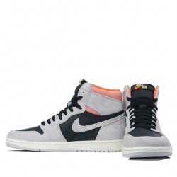 Air Jordan 1 Retro High "Neutral Grey Hyper Crimson" Mens/Womens AJ1 Sneakers 555088-018