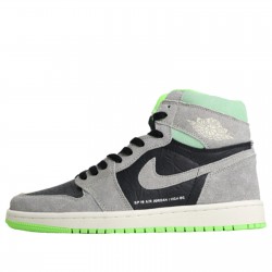 Air Jordan 1 Retro High "Neutral Grey Volt" Womens/Mens AJ1 Sneakers 555088-070