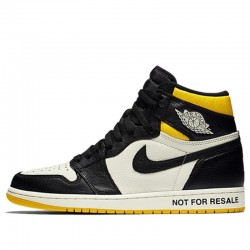 Air Jordan 1 Retro High "Not for Resale" Varsity Maize Womens/Mens AJ1 Sneakers 861428-107