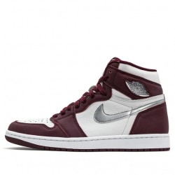 Air Jordan 1 Retro High OG "Bordeaux" Womens/Mens AJ1 Sneakers 555088-611