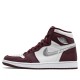 Air Jordan 1 Retro High OG Bordeaux Womens/Mens AJ1 Sneakers 555088-611