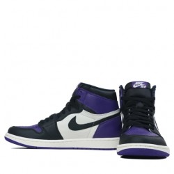 Air Jordan 1 Retro High OG "Court Purple" Womens/Mens AJ1 Sneakers 555088-501