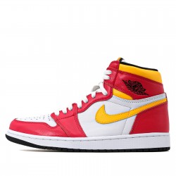 Air Jordan 1 Retro High OG "Light Fusion Red" Womens/Mens AJ1 Sneakers 555088-603