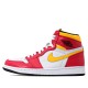 Air Jordan 1 Retro High OG Light Fusion Red Womens/Mens AJ1 Sneakers 555088-603