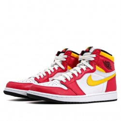 Air Jordan 1 Retro High OG "Light Fusion Red" Womens/Mens AJ1 Sneakers 555088-603