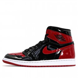 Air Jordan 1 Retro High OG "Patent Bred" Mens/Womens AJ1 Sneakers 555088-063