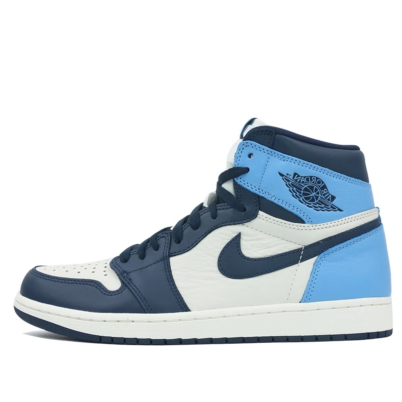 Air Jordan 1 Retro High "Obsidian UNC" Womens/Mens AJ1 Sneakers 555088-140