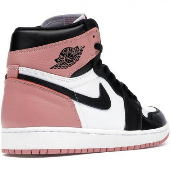 Air Jordan 1 Retro High Rust Pink Womens/Mens AJ1 Sneakers 861428-101