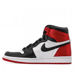 Air Jordan 1 Retro High "Satin Black Toe" Mens/Womens AJ1 Sneakers CD0461-016