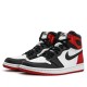 Air Jordan 1 Retro High Satin Black Toe Mens/Womens AJ1 Sneakers CD0461-016