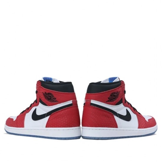 Air Jordan 1 Retro High Spider-Man Origin Story Womens/Mens AJ1 Sneakers 555088-602