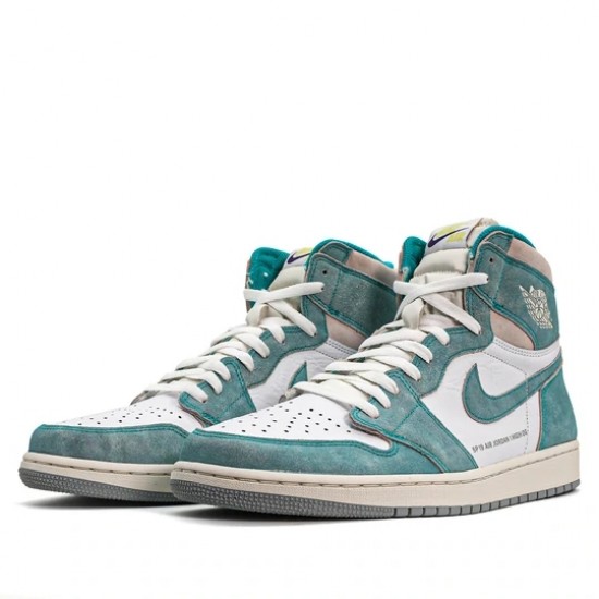 Air Jordan 1 Retro High Turbo Green Womens/Mens AJ1 Sneakers 555088-311