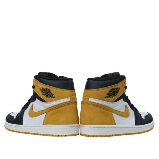 Air Jordan 1 Retro High Yellow Ochre Mens/Womens AJ1 Sneakers 555088-109