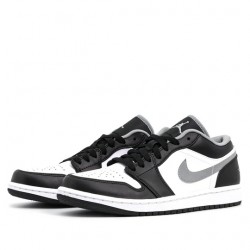 Air Jordan 1 Low "Black White Grey" Womens/Mens AJ1 Sneakers 553558-040