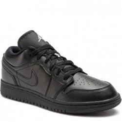 Air Jordan 1 Low "Black" Womens/Mens AJ1 Sneakers 553560-006