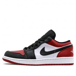 Air Jordan 1 Low "Bred Toe" Mens/Women AJ1 Sneakers 553558-612