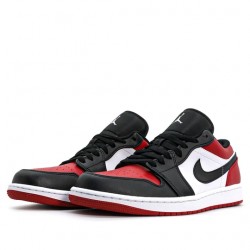 Air Jordan 1 Low "Bred Toe" Mens/Women AJ1 Sneakers 553558-612