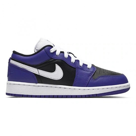 Air Jordan 1 Low Court Purple Black Womens/Mens AJ1 Sneakers 553560-501