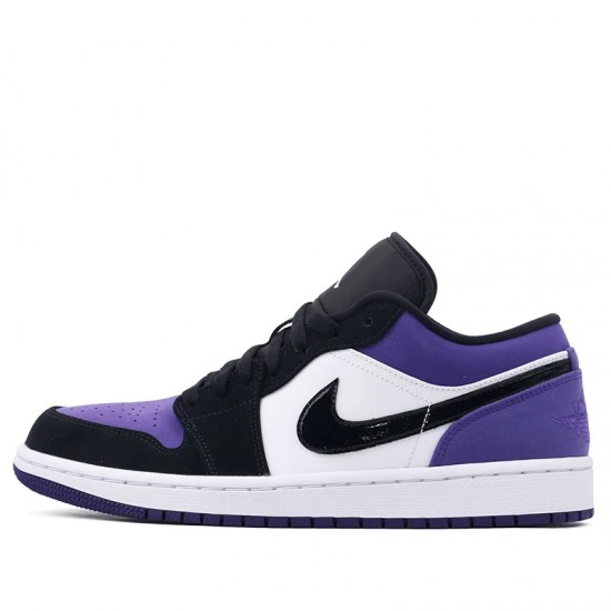 Air Jordan 1 Low Court Purple Womens/Mens AJ1 Sneakers 553558-125