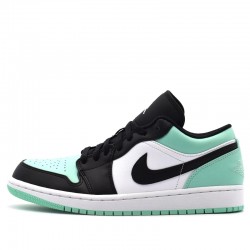 Air Jordan 1 Low "Emerald Toe" Mens/Women AJ1 Sneakers 553558-117