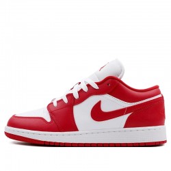 Air Jordan 1 Low "Gym Red White" Womens/Mens AJ1 Sneakers 553560-611