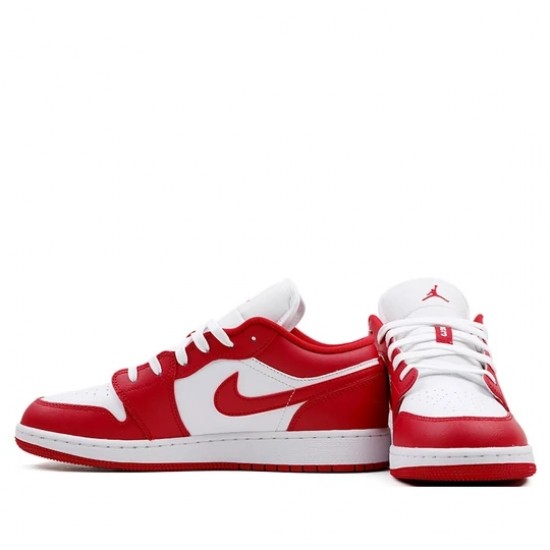 Air Jordan 1 Low Gym Red White Womens/Mens AJ1 Sneakers 553560-611