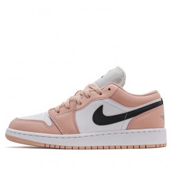 Air Jordan 1 Low "Light Arctic Orange Pink" GS AJ1 Sneakers 553560-800