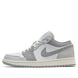 Air Jordan 1 Low PRM "Smoke Grey Elephant" Womens/Mens AJ1 Sneakers DH4269-100